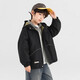 Duojia Waterproof Thin Velvet Soft Shell Jacket Boys' Jacket 2025 Spring and Autumn Children's Warm Mountaineering Clothing Medium and Large Children's Tops