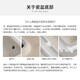 YWZR陶瓷一体台上盆单盆台中半嵌入式浴室柜阳台洗手池洗脸盆定制浴柜 一体盆12047(水龙头套