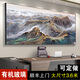 Die große Wand des Chinas Chinesischen Malens Back Mountain Picture Boss Office Dekoration Wohnzimmer Hintergrund Wände Landschaft Hängende Gemälde Kalligraphie und Malerei CT -3892 [Great Wall Begrüßungstief
