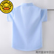 G.duck boys short-sleeved shirt 2026 new summer children's white shirt summer t-shirt middle and older children's school uniform trendy white 120 cm