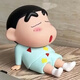 Wei Ci Internet celebrity anime Crayon Shin-Chan cartoon lazy mobile phone holder desktop decoration trendy gift model doll creative Xiaoxin blue legs can be adjusted and lengthened 1 upgraded version legs can be adjusted and lengthened