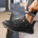 BM Ins New Automne Chaussures de protection du travail pour hommes Anti-smash et anti-Puncture Chaussures de sécurité confortables Chaussures de travail antidérapantes pour hommes 37