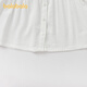 Balabala shopping mall same style baby shirt sweet A-type girls long-sleeved top 2025 new autumn wear white tone 00311 90