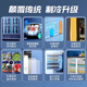 Zhigao Display Cabinet Refrigerated Large Capacity Beverage Cabinet Freezer Commercial Fresh Cabinet Supermarket Glass Door Refrigerator Vertical Beer Cabinet Large Double Door Lower 698L [Direct Cooling Energy Saving] First-level Energy Saving 30%