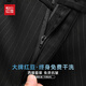 红豆[双排扣]西服套装男士修身职业正装西装套装商务休闲结婚新郎礼服