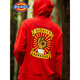 Dickies little tiger comfortable hooded printed sweatshirt personalized men's spring and summer new style neutral couple top trendy women navy blue 9713 same style for men and women XS