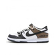 耐克（NIKE）球鞋定制  Dunk 太空灰岩 休闲百搭 复古做旧 黑米色板鞋 DD1503-101(Team77-墨晓)女 35.5