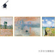 画大芬梵高莫奈客厅装饰画印象派世界名画油画沙发背景墙挂画抽象三联画 90832/16792/2715 边60*80/中120*80油画布+铝合【金色框】