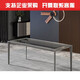 Xmsj benutzerdefinierte rechte Winkel plus Stange Aluminiumlegierung fester Tisch Beine Steinplatte Esstischhalterung Marmor Tischhalterung Stütztisch Fuß Esstisch Schwarz Modelllänge 1295 mm x Breite 695 mm x Höhe 72