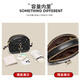 Golden Fox (Foxer) Mädchen Geschenktasche Frauen Crossbody kleine Tasche 2025 Sommer Sense große Kapazität Diamant kleine runde Tasche Schwarz [große Freundin Geschenk Bestie Frau Mädchen Girls 'Tasche