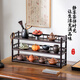 Le Shengtu tea cup holder tea table ornaments tea set storage rack Kung Fu tea set rack Chinese style small Bogu rack LC553