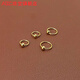 ABC old phoenix color simple beanie earrings ear bone nails women's ear bone hoop earrings ins style beanie circle gold 8+10mm one pair each