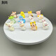 
Creative tilted head zodiac DIY decoration accessories mini desktop small ornaments children toy model gifts 12 cute zodiac signs set
