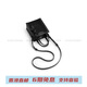 
Calvin Klein small ck Spring new mesh flower hanging decoration bucket bag tote bag fabric shoulder bag small trumpet women's Jet Black