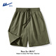 Shorts reli cool pour garçons en fitness d'été, absorption d'humidité et pantalon à cinq points à séchage rapide pour hommes et femmes, même pantalon mince en soie de glace à l'usure pour hommes, noir (étiquette de pantalon de couleur brossée) 2xl (poids 160-180 Jin [Jin est égal à 0,5 kg]))