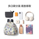 Leif Fashion imprimé Backpack Ins Style polyvalent de banlieue Voyage Backpack Art Flowers Cadeaux