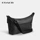 COACH brand direct supply New Year's gift for men FINN medium shoulder crossbody bag charcoal black/black CAJ91