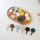 Macaron hooks, no need to punch holes, no traces, cute little hooks, sticky hooks on the back of the bathroom door, plastic cartoon small hooks, Macaron hooks, 10 pieces