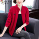 
Woodpecker stand-up collar cardigan zipper jacket for women spring, autumn and winter new fashionable mother long-sleeved top large size plus velvet thickened sweatshirt ginger [Spring and autumn style] M [Suggestion 85-105Jin [Jin equals 0.5 kg]]