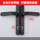 XMSJ铝合金单点门锁断桥铝门锁8525/9230铝合金门平开门把手塑钢锁具 青古铜上下孔220孔距