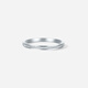 Saturday Fortune (ZLF) PT950 platinum ring for women, versatile simple ring, holiday gift for girlfriend, size 12-1.69g