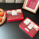 ZIPJBX Neue Geschenkbox Dragon Red Natal Unterwäsche Frauen Schüler Geschenkbox Set Cotton Slips 9905-rot m eins Größe [80-120jin [Jin gleich 0,5 kg]]