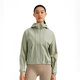 Kailas Solid Color Sports Outdoor Mountaineering winddichte spritzproofes Kapuze-Softschalenjacke Frauen im Stil Schwarz L.