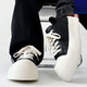 
Lugeli Derby shoes men's big-toe Mickey shoes heightened minimalist high street thick sole heightened commuting casual and versatile classic board shoes Derby shoes 41