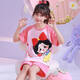 
Children's pajamas pure cotton short-sleeved summer thin beaver Ruby Loppy cartoon little girl home clothing set 6629# Pikachu 125 size 14 height-135CM