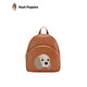 Hush Puppies women's bag new original cute niche backpack fashionable large capacity travel bag backpack women's official authentic brown