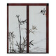 SANQIHU Puerta corredera de estilo chino Balcón Balcón Cocina Puerta plegable invisible sin golpear la puerta corredera A9276 Estilo de champán A9276 Estilo de champán
