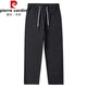 Pierre Cardin pantalones para hombres Pantalones casuales para hombres Pantalones deportivos de algodón pantalones de hombres sueltos de pantalones delgados hechos delgados hombres 9904 gris-verde M [95-110jin [Jin equivale a 0.5 kg]]