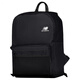 New Balance versátil con elegante mochila de tela de cierre de la cremallera hombres y mujeres del mismo estilo pareja negra negra negra