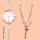 
VCK adapted to Casio sheen series watch with steel strap for women SHE-4540 4048 4523 LTP-1391/1358/V007 metal bracelet 14mm (G95) rose gold 14mm