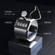 Tinghui contador manual Puntos mecánicos Robot Tiempo de flujo humano Contador de flujo del pasajero de cuatro dígitos Silver Silver