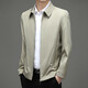 
DVHNMK brand men's jacket men's spring and autumn new style business casual high-end lapel executive jacket jacket black lapel [spot quick delivery] M 170 [recommended 110-130Jin [Jin equals 0.5 kg]]