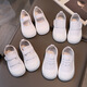 Zi Jiafu children's white shoes, girls' white cloth shoes, boys' canvas shoes, primary school students' white sneakers, kindergarten indoor sports shoes, D002 white 29, inner length 18.5 cm, choose according to the inner length