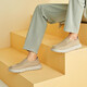 Montagut (Montagut) Français Old Pékin Chaussures Chaussures pour hommes Saloux Soft Sole Sole et chaussures décontractées Chaussures en toile pour hommes Khaki - Tissu de tissu respirant 39 (taille de chaussure en cuir) = Chaussures de sport Taille 40