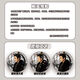 Angmu-Buch Buch Yimeng Liu Yuning Li Yitong Zhu Xudan Fans können Bar-Jima-Blechbadge-Brosche mit sechs Artikeln Rabatt R6224-R6229 Laser Star voller 75mm tragen