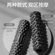 荼梧德国瑜伽柱滚轴按摩棒肌肉放松专业男士浮点滚筒轴瘦腿滚背泡沫轴 【钻石款】45cm黑色泡沫轴