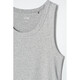 Cos Women's Grey Cotton Vest 888940077 XS