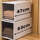 Rangec box plastic box clothes underwear finishing box transparent 37l3523 depth 47* width 35* height 23cm Special offer single package