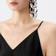 
JNBY [Same Model in Shopping Mall] 25 summer new dress straight suspender V-neck 5P6G13780 001/This black M