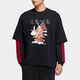 Adidas NEO men and women's same style 2025 new sportswear fake two-piece outdoor casual pullover sweatshirt IQ1585 M (175)