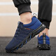 Les mêmes chaussures de sport de marque pour les hommes en été Nouveau mesh en mesh, chaussures de course absorbant les chocs d'amortisseur volant des chaussures en maille résistantes à l'odeur d'odeur AC3888 BLUE 44