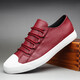 
Red Dragonfly men's shoes spring men's casual leather shoes low top shoes lace-up Korean style versatile British shoes men's trendy shoes shoes SS9851 all black 38