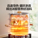 Bear titanium-containing ceramic double-layer steamer large-capacity soup pot household cooking pot 28cm gas stove universal JG053-P02