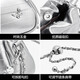 
Golden Fox (FOXER) 2025 new fashion luxury cloud bucket bag shoulder chain crossbody women's bag birthday gift for girlfriend silver