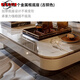 Miaopu Le high-end brand imported quality villa tea table living room light luxury high-end 2025 new large apartment marble tea G756#1.4 meters marble tea table 140*80*40