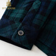 IVY HOUSE children's clothing for boys and older children in spring and autumn new style plaid shirt long-sleeved tops cotton versatile college style base A dark green 120